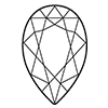 Pear diamond image